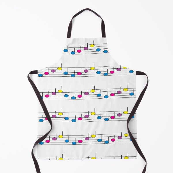 Item preview, Colorful Abstract Music Notes on Black | Modern Minimalist Musical Pattern designed and sold by ValeriesGallery.
