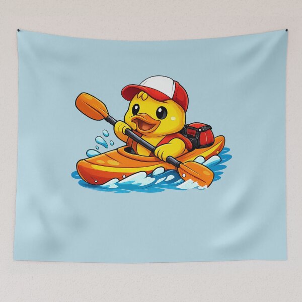 Item preview, Kayaking Duck Minimal Sports Logo designed and sold by BROHLine Studio.