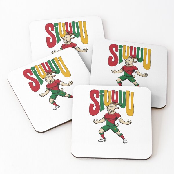 Item preview, The Goat Says Siuuu Portugal Soccer Celebration Graphic  — Funny GOAT Soccer Fan Humor  designed and sold by SkTee2k.
