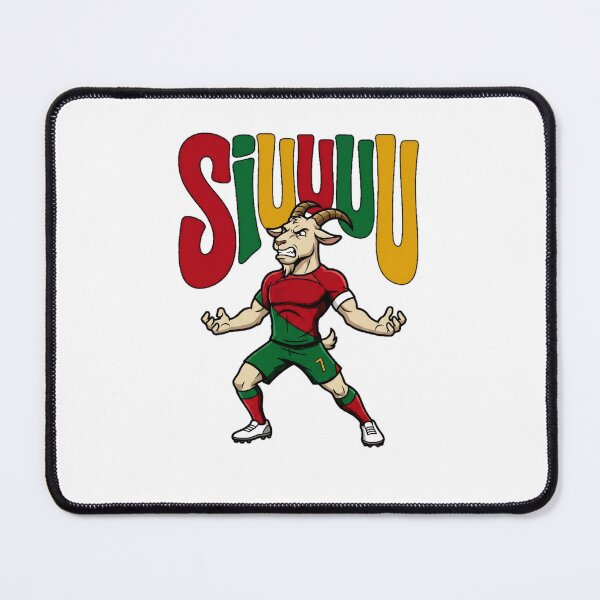 Item preview, The Goat Says Siuuu Portugal Soccer Celebration Graphic  — Funny GOAT Soccer Fan Humor  designed and sold by SkTee2k.