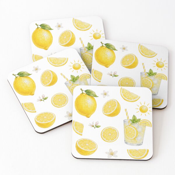 Item preview, Watercolor Lemons Amalfi Coast Italian Summer designed and sold by Ora-kuro.