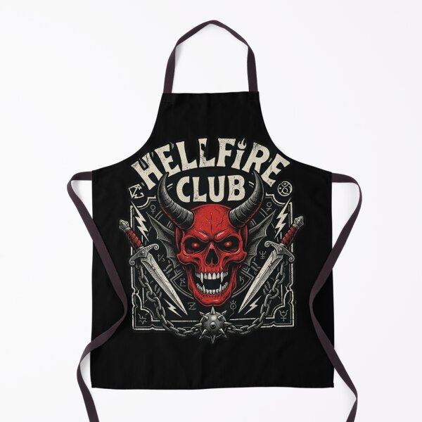 Item preview, Stranger Things 4 Hellfire Club Skull & Weapons designed and sold by MaafiaArtsThai.