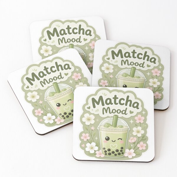 Item preview, Matcha Mood Bubble Tea Sticker designed and sold by Stylestickers55.
