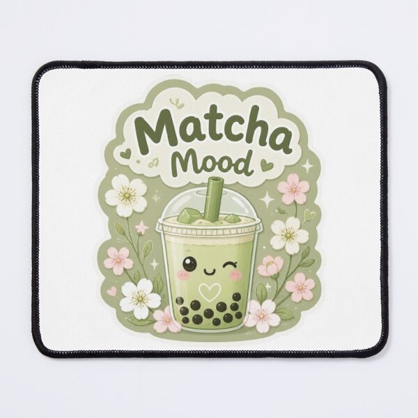 Item preview, Matcha Mood Bubble Tea Sticker designed and sold by Stylestickers55.