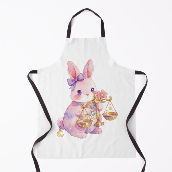 Item preview, Libra Zodiac Sticker | Bunny with Scales Astrology Art designed and sold by AillustriaAK.