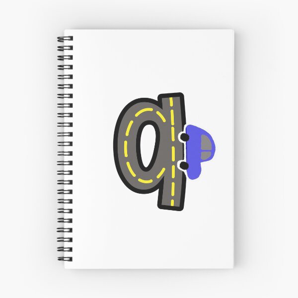 Item preview, Blue car on Q designed and sold by tiredteacher57.