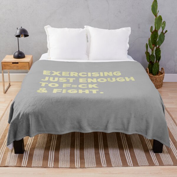 Item preview, Exercising Just-Enough to F=ck & Fight Funny designed and sold by ArleneRowe.