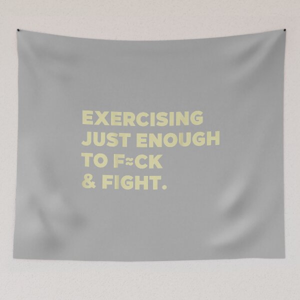 Item preview, Exercising Just-Enough to F=ck & Fight Funny designed and sold by ArleneRowe.