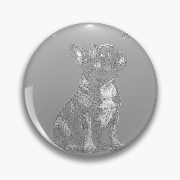 Item preview, French Bulldog Dog with Butterfly Graphic Tee Men Kids designed and sold by KathieFaugh.