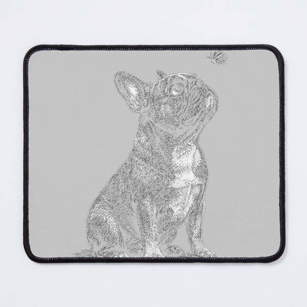 Item preview, French Bulldog Dog with Butterfly Graphic Tee Men Kids designed and sold by KathieFaugh.