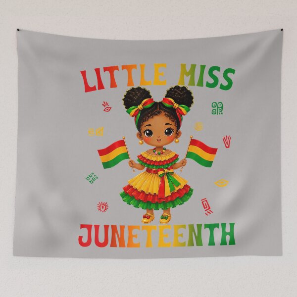 Item preview, Cute Little Miss Juneteenth Black African Girl Kids Toddlers_2 designed and sold by GreggRoss.