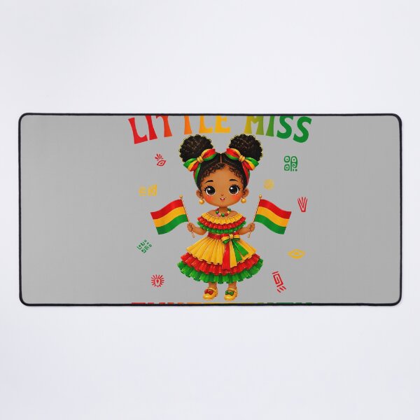 Item preview, Cute Little Miss Juneteenth Black African Girl Kids Toddlers_2 designed and sold by GreggRoss.