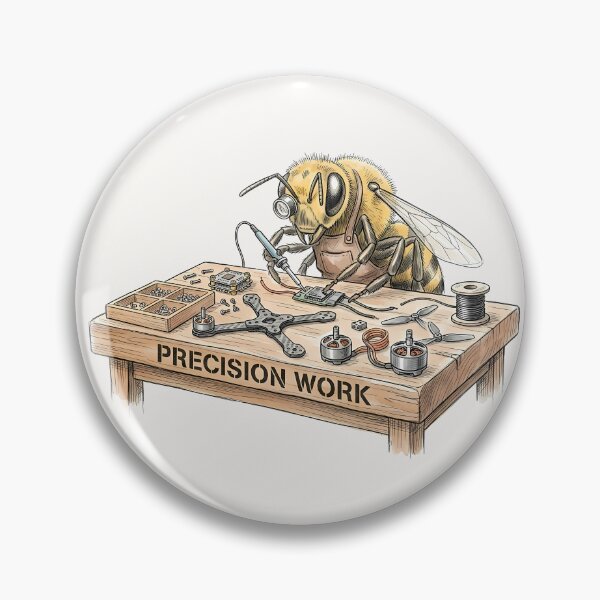 Item preview, Precision Work: Busy Bee Drone Engineer Art designed and sold by SoulPT.