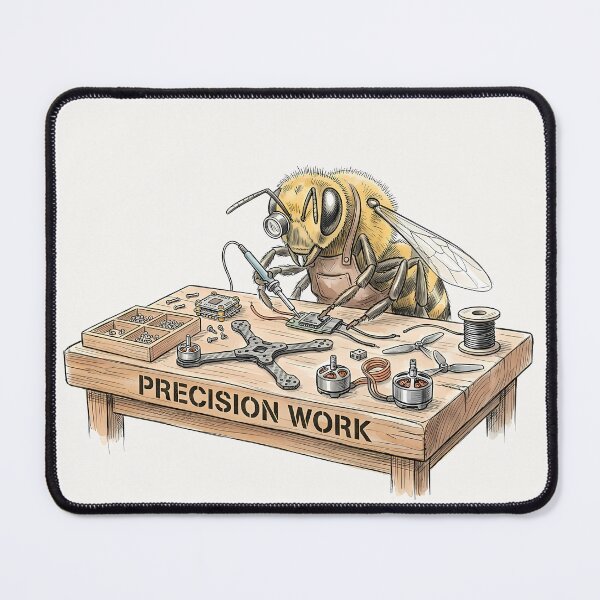 Item preview, Precision Work: Busy Bee Drone Engineer Art designed and sold by SoulPT.