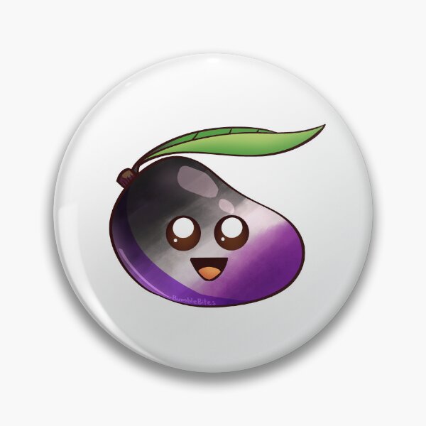 Item preview, Cute Asexual Pride Mango - Funny Fruit designed and sold by BumbleBites.