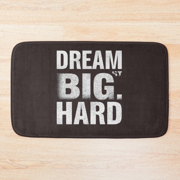 Item preview, Dream Big Hustle Hard Motivational Quote T-Shirt designed and sold by Dream Weave Studio.
