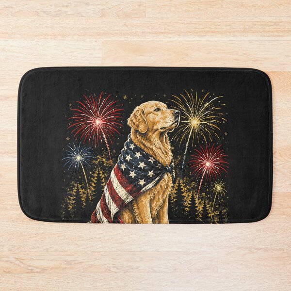 Item preview, Golden Retriever America's 250th Anniversary 1776 2026 designed and sold by CriseldaBruning.