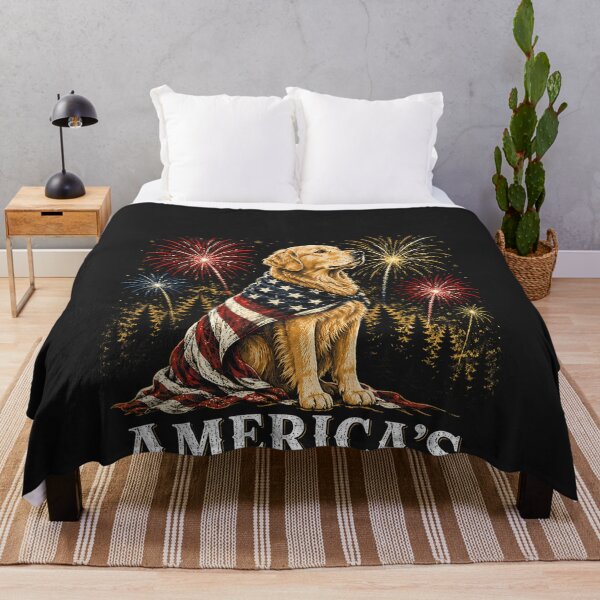 Item preview, Golden Retriever America's 250th Anniversary 1776 2026 designed and sold by CriseldaBruning.