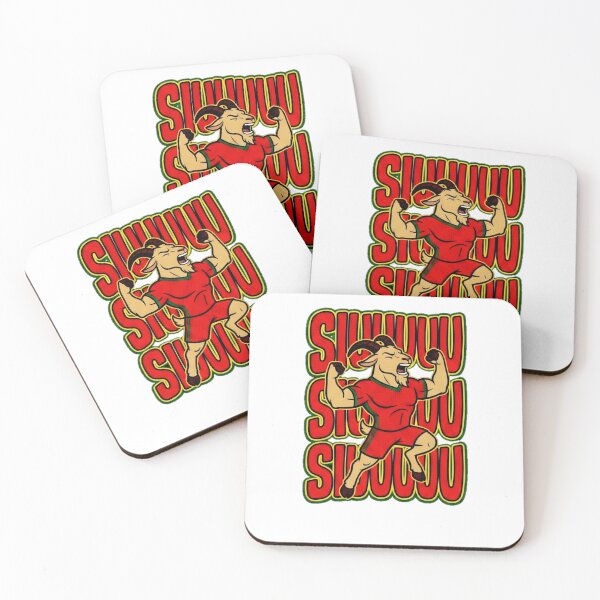 Item preview, The Goat Says Siuuu Portugal Soccer Celebration Graphic  — Funny GOAT Soccer Fan Humor  designed and sold by SkTee2k.
