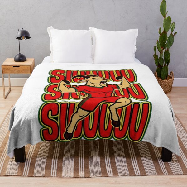 Item preview, The Goat Says Siuuu Portugal Soccer Celebration Graphic — Funny GOAT Soccer Fan Humor designed and sold by SkTee2k.