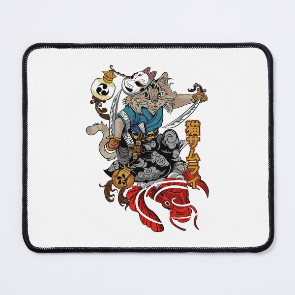 Item preview, Neko Samurai Cat Warrior designed and sold by FaizArtShop.