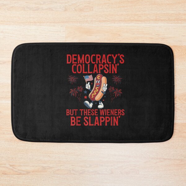 Item preview, Democracy's Collapsing Funny Hot Dog 4th July 250 Years_2 designed and sold by FrankIsabel.