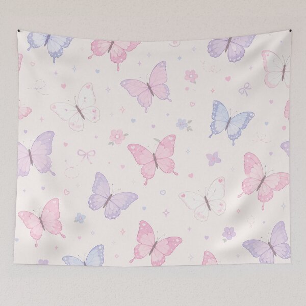 Item preview, Soft Pastel Butterfly Garden Aesthetic designed and sold by 0606PM.