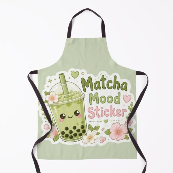 Item preview, Matcha Mood Bubble Tea Sticker designed and sold by Stylestickers55.