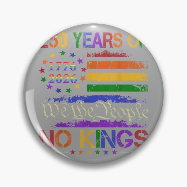 Item preview, Funny 250th Anniversary No Kings LGBT Pride Men Women designed and sold by KathieFaugh.