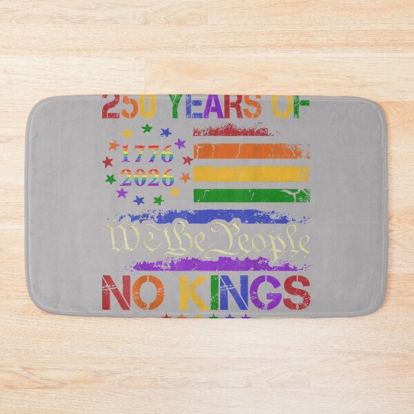 Item preview, Funny 250th Anniversary No Kings LGBT Pride Men Women designed and sold by KathieFaugh.