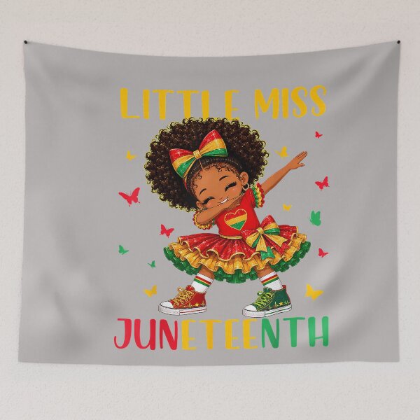 Item preview, Cute Little Miss Juneteenth Black African Girl Kids Toddlers designed and sold by GreggRoss.