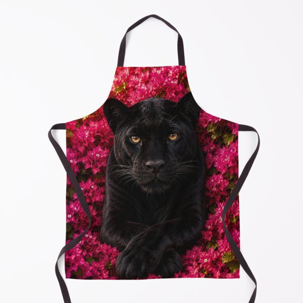 Item preview, Majestic Black Panther Among Bougainvillea Blooms designed and sold by Rohan132.