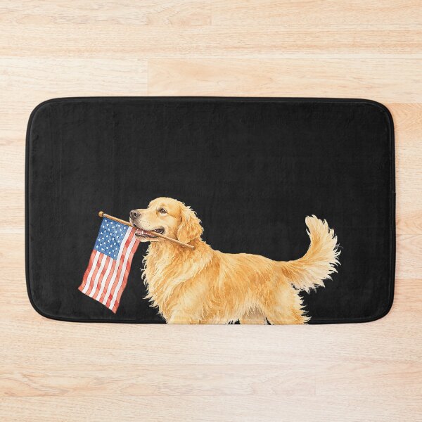 Item preview, Golden Retriever American Flag Golden Retriever 4Th of July designed and sold by CriseldaBruning.