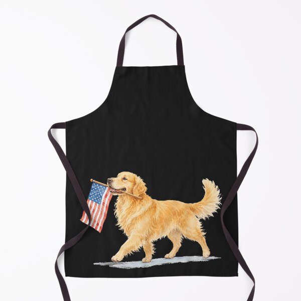 Item preview, Golden Retriever American Flag Golden Retriever 4Th of July designed and sold by CriseldaBruning.