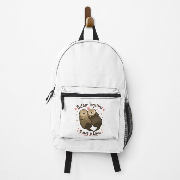 Item preview, Cute Sea Otters Better Together Paws and Love Sticker designed and sold by Devendra009.