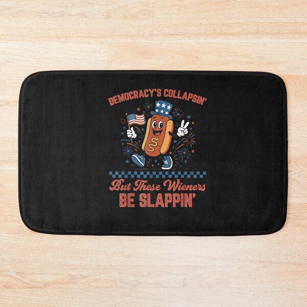 Item preview, Democracy's Collapsing Funny Hot Dog 4th July 250 Years designed and sold by FrankIsabel.