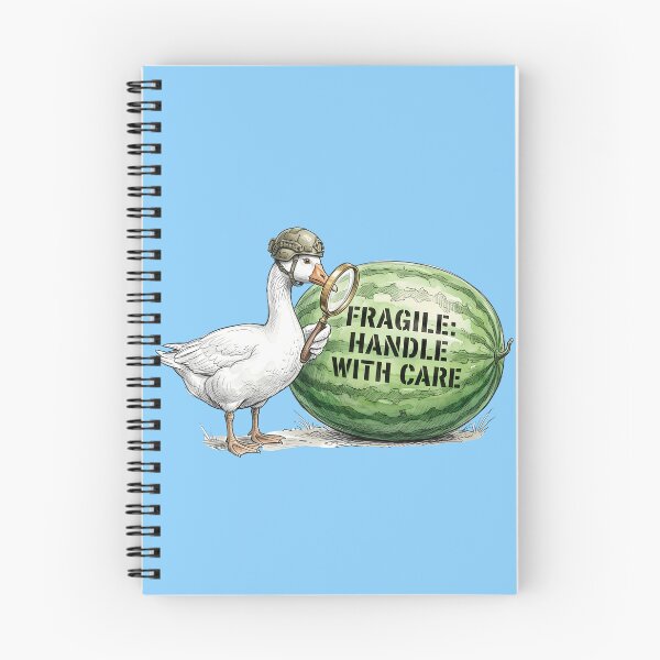 Item preview, Fragile Handle With Care: Tactical Goose & Watermelon Art designed and sold by SoulPT.