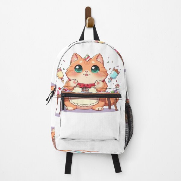 Item preview, Cute Ginger Cat Chef Decorating Sweets designed and sold by Moody Vibes Studio.