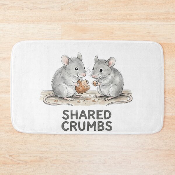 Item preview, Shared Crumbs: Cute Mice Friends Art designed and sold by SoulPT.