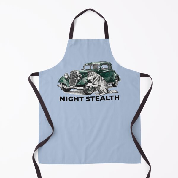 Item preview, Night Stealth: Tactical Wolf and Vintage Car designed and sold by SoulPT.