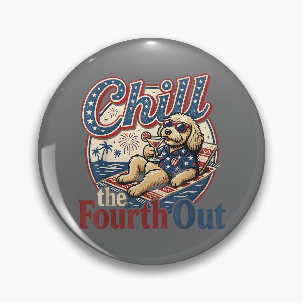 Item preview, Chill The Fourth Out Funny Goldendoodle Dog Lover designed and sold by KristineLi.