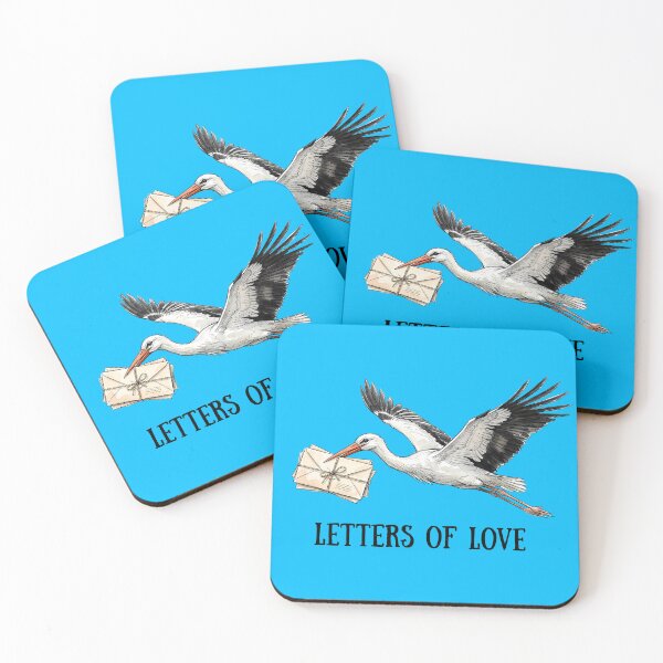 Item preview, Letters of Love: Flying Stork Delivery Art designed and sold by SoulPT.