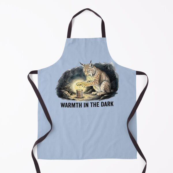Item preview, Warmth in the Dark: Cozy Lynx and Candle Art designed and sold by SoulPT.
