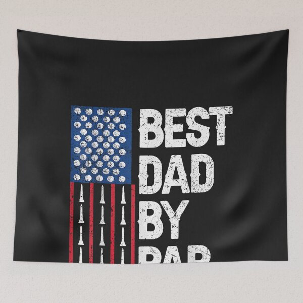 Item preview, Golf Best Dad by Par Golfer Daddy American Flag Father's Day_2 designed and sold by CriseldaBruning.