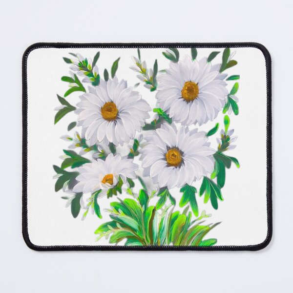 Item preview, White Daisies Flower Art designed and sold by ArtOfMelania.