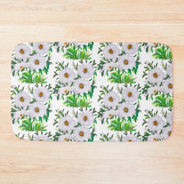 Item preview, White Daisies Flower Art designed and sold by ArtOfMelania.