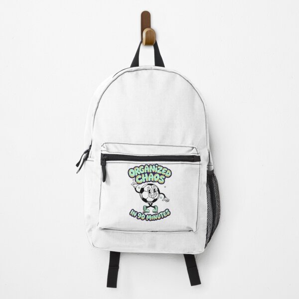 Item preview, Organized Chaos In 90 Minutes Soccer Ball Retro Graphic — Funny Soccer Player Fan Humor designed and sold by SkTee2k.