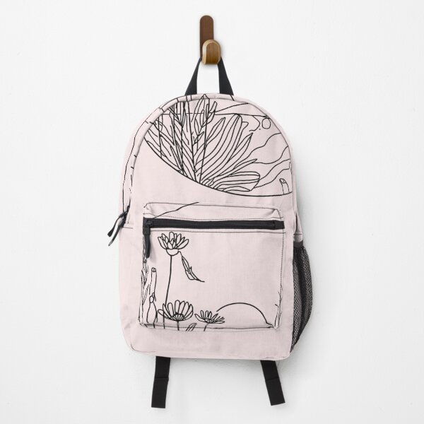 Item preview, Minimal Botanical Sunset Line Art – Modern Boho Nature Design designed and sold by Larams Studio.