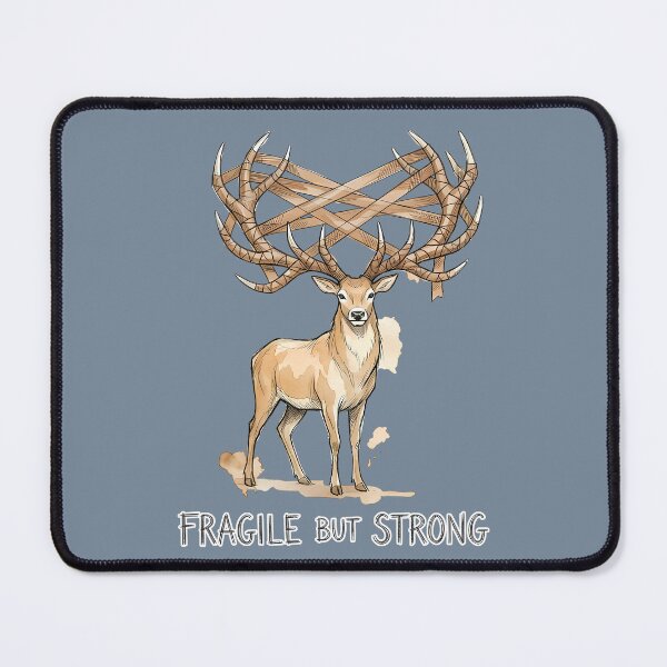 Item preview, Fragile But Strong: Resilient Stag Illustration designed and sold by SoulPT.