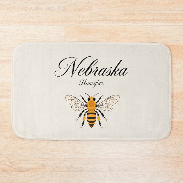 Item preview, Nebraska Honeybee State Insect Poster designed and sold by The-Drip-Studio.